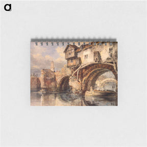 アートメモ帳-Welsh Bridge at Shrewsbury - ウィリアム ターナー Memo.