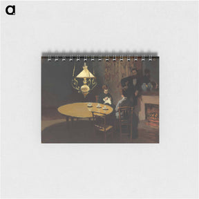 アートメモ帳-Interior, after Dinner - クロード モネ Memo.
