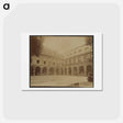アートポストカード-Arcaded Courtyard
 - ウジェーヌ アジェ Postcard.