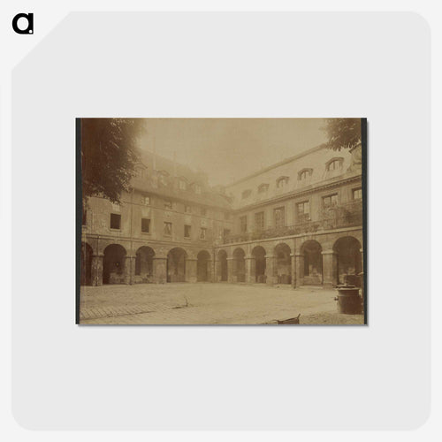 Arcaded Courtyard
 - ウジェーヌ アジェ Postcard.