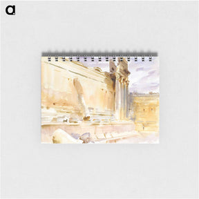 アートメモ帳-Temple of Bacchus, Baalbek - ジョン シンガー サージェント Memo.