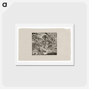 アートポストカード-Mahana atua (Day of the God) - ポール ゴーギャン Postcard.