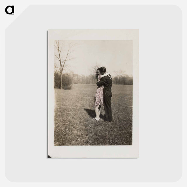 アートポストカード-Man in Sailor Uniform Kissing a Woman
 - セントルイス美術館 Postcard.