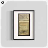 Kalenderblad voor november 1912 met meeuwen en konijnen - テオ ヴァン ホイテマ Poster.
