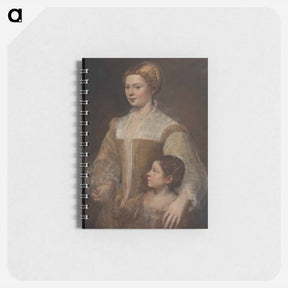 アートメモ帳-Portrait of a Lady and her Daughter - ティツィアーノ ヴェチェッリオ Memo.