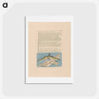 アートポストカード-Visions of the Daughters of Albion, Plate 6, "And none but Bromian . . . ." - ウィリアム ブレイク Postcard.