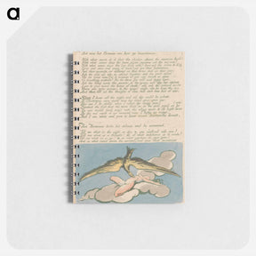 アートメモ帳-Visions of the Daughters of Albion, Plate 6, "And none but Bromian . . . ." - ウィリアム ブレイク Memo.