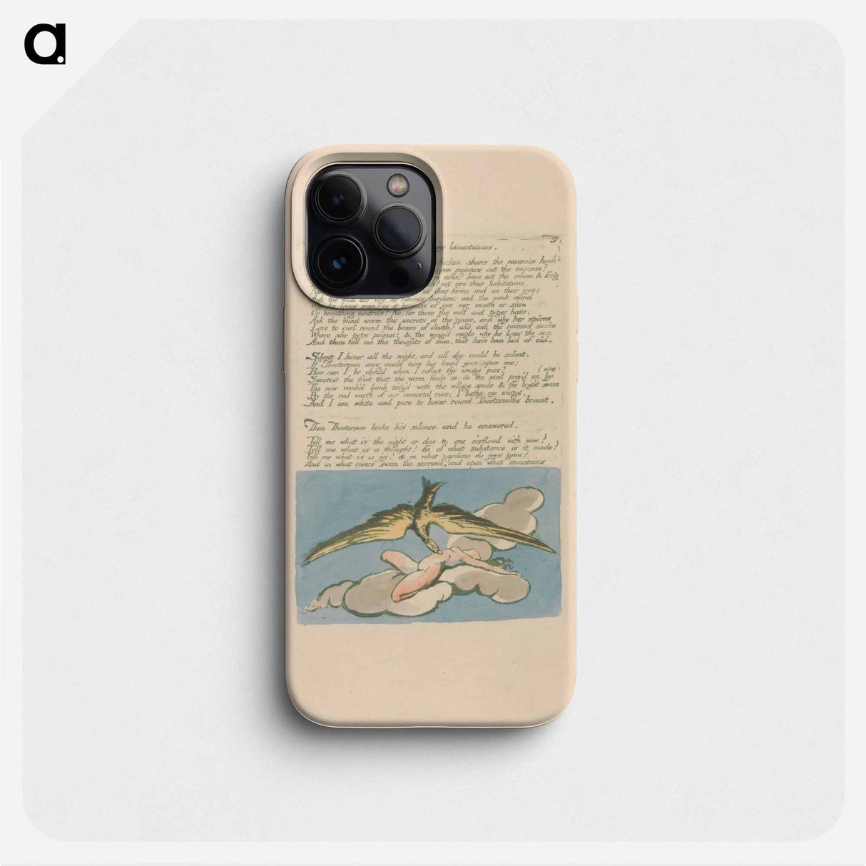 Visions of the Daughters of Albion, Plate 6, "And none but Bromian . . . ." - ウィリアム ブレイク Phone Case.