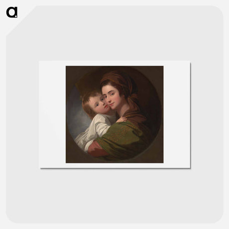 アートポストカード-The Artist's Wife Elizabeth and Their Son Raphael
 - イェール大学アートギャラリー Postcard.