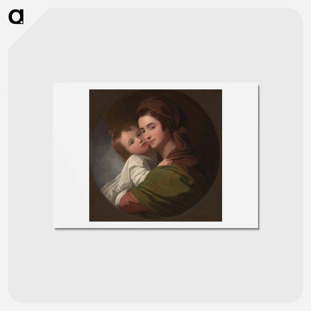 アートポストカード-The Artist's Wife Elizabeth and Their Son Raphael
 - イェール大学アートギャラリー Postcard.