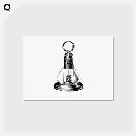 アートポストカード-Household Lamp
 - 大英図書館 Postcard.