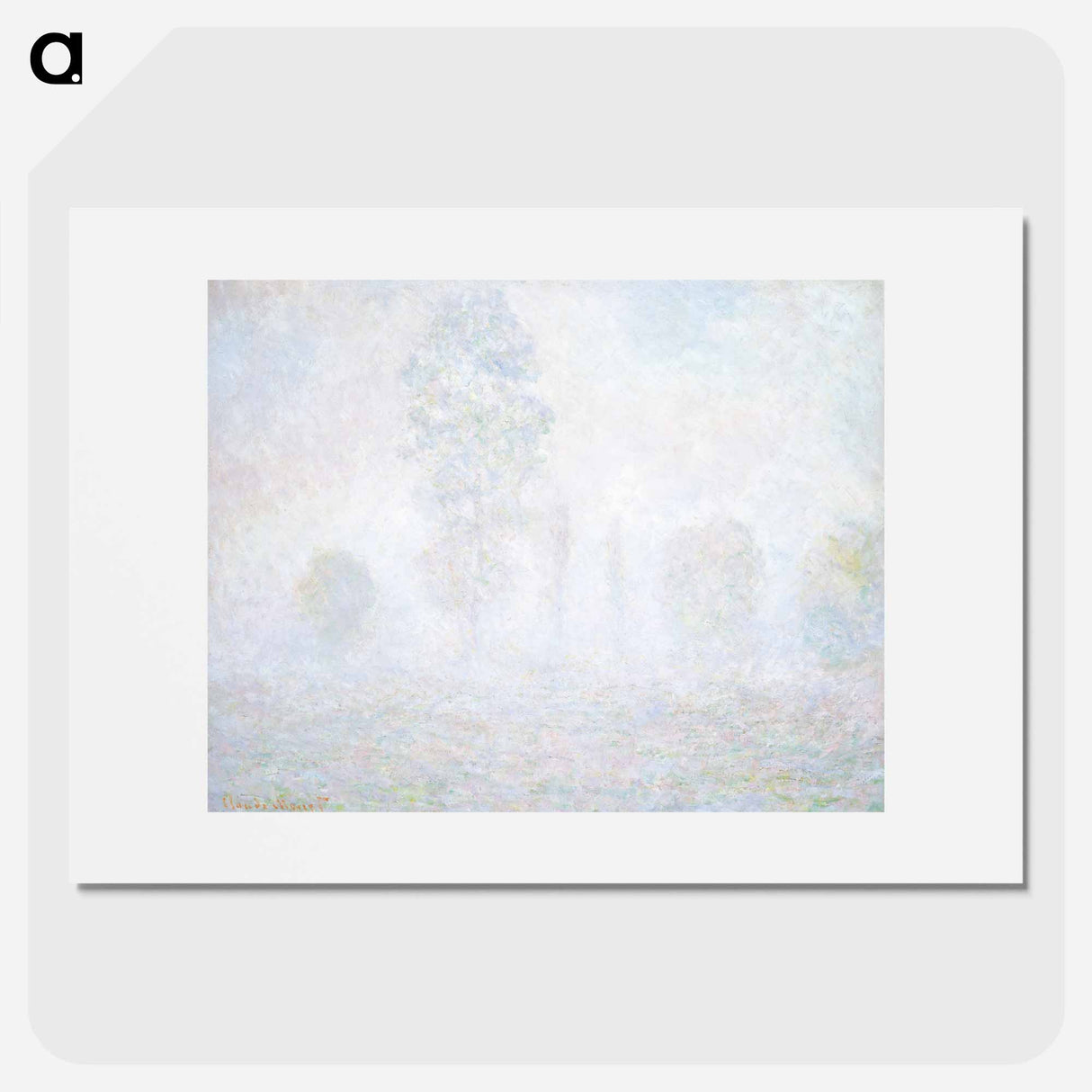 Morning Haze - Claude Monet Poster.