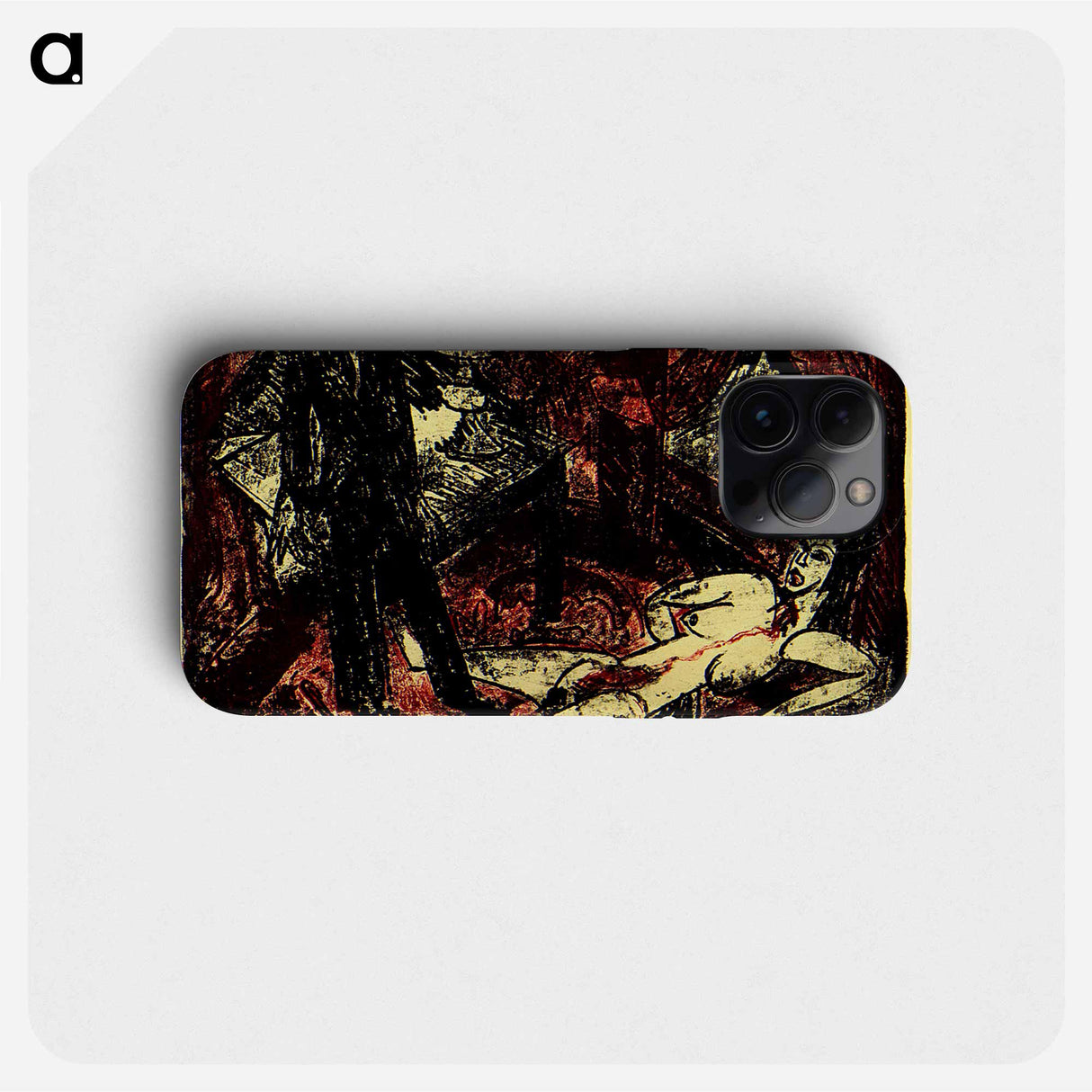 The murderer - Ernst Ludwig Kirchner Phone Case.