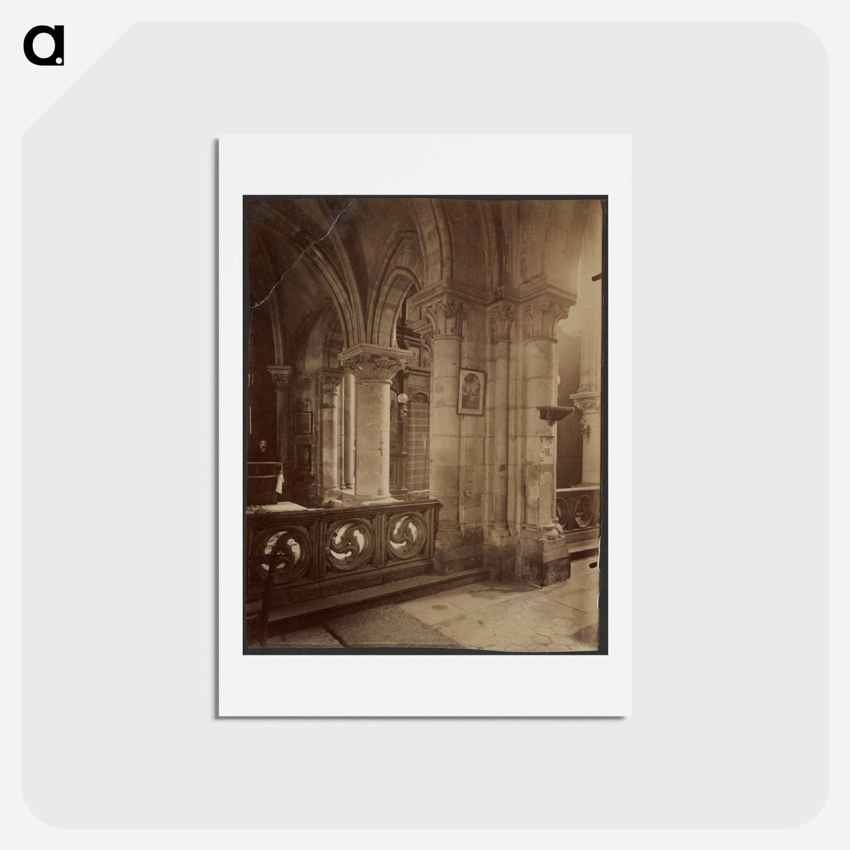 アートポストカード-Saint-Julien le Pauvre
 - ウジェーヌ アジェ Postcard.