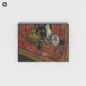 アートメモ帳-Statuette and Vases on Oriental Carpet - アンリ マティス Memo.
