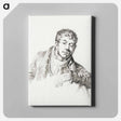 アートパネル-Portrait of Louis Moritz - ジャン ベルナール Canvas.