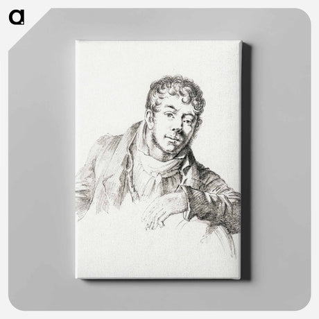 アートパネル-Portrait of Louis Moritz - ジャン ベルナール Canvas.