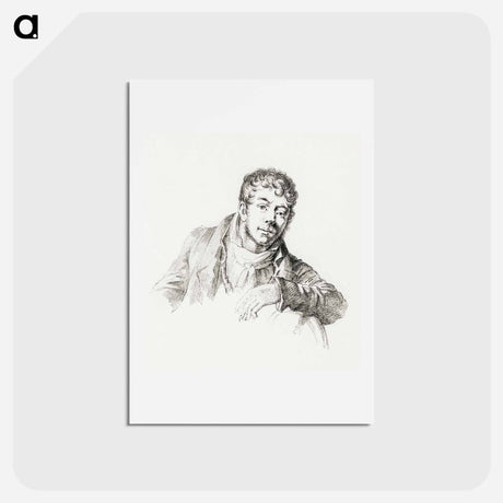 アートポストカード-Portrait of Louis Moritz - ジャン ベルナール Postcard.