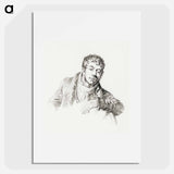 Portrait of Louis Moritz - Jean Bernard Poster.