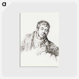アートポストカード-Portrait of Louis Moritz - ジャン ベルナール Postcard.