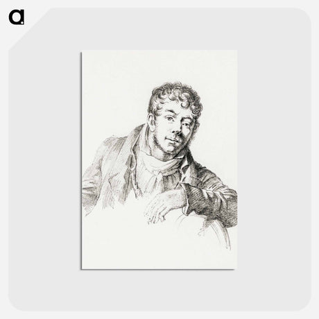 アートポストカード-Portrait of Louis Moritz - ジャン ベルナール Postcard.