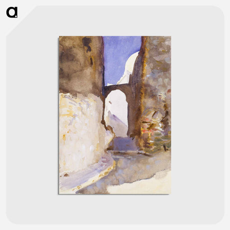 アートポストカード-Street, Tangier - ジョン シンガー サージェント Postcard.