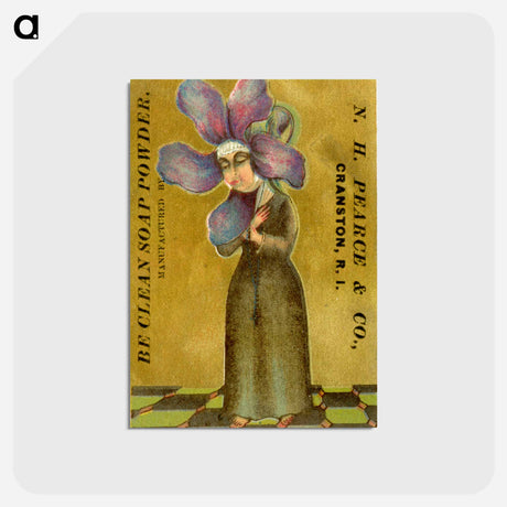 アートポストカード-Be Clean Soap Powder Advertisement
 - 国立医学図書館 Postcard.