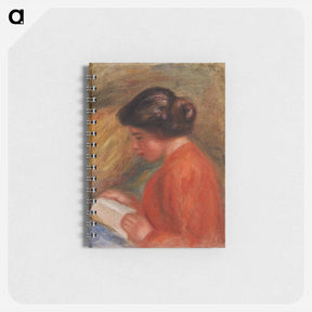 アートメモ帳-Young Woman Reading - ピエール オーギュスト ルノワール Memo.