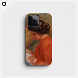 Young Woman Reading - Pierre Auguste Renoir Phone Case.