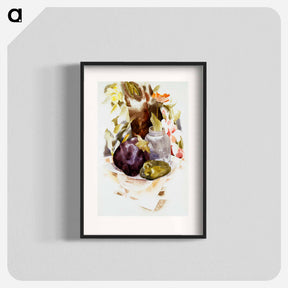 アートポスター-Eggplant and Green Pepper
 - セントルイス美術館 Poster.