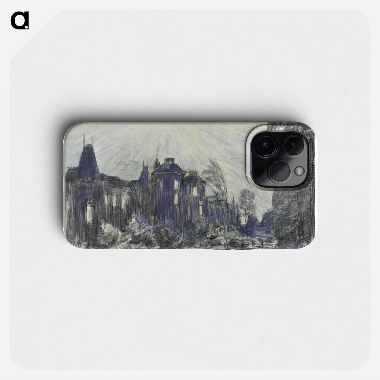 Huizen aan de Laan van Nieuw-Oosteinde te Voorburg - テオ ヴァン ホイテマ Phone Case.