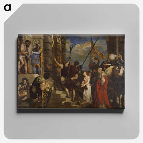 Ecce Homo - ティツィアーノ ヴェチェッリオ Canvas.