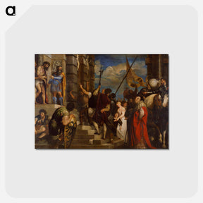 アートポストカード-Ecce Homo - ティツィアーノ ヴェチェッリオ Postcard.