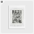 アートポストカード-Behemoth and Leviathan - ウィリアム ブレイク Postcard.