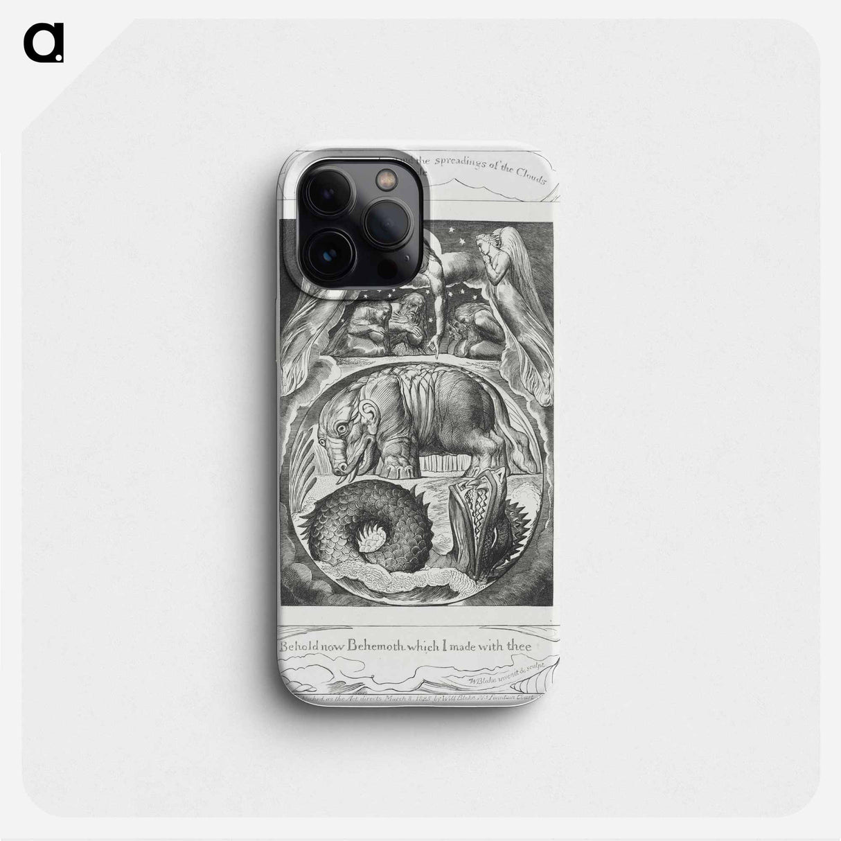 Behemoth and Leviathan - ウィリアム ブレイク Phone Case.