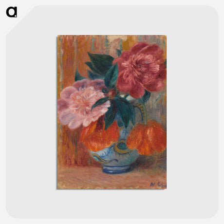 アートポストカード-Tulips and Peonies in Pitcher
 - バーンズ・コレクション Postcard.