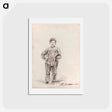 アートポストカード-Boy in the Country - クロード モネ Postcard.