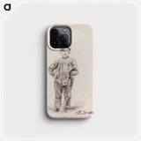 Boy in the Country - Claude Monet Phone Case.