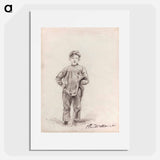 Boy in the Country - Claude Monet Poster.