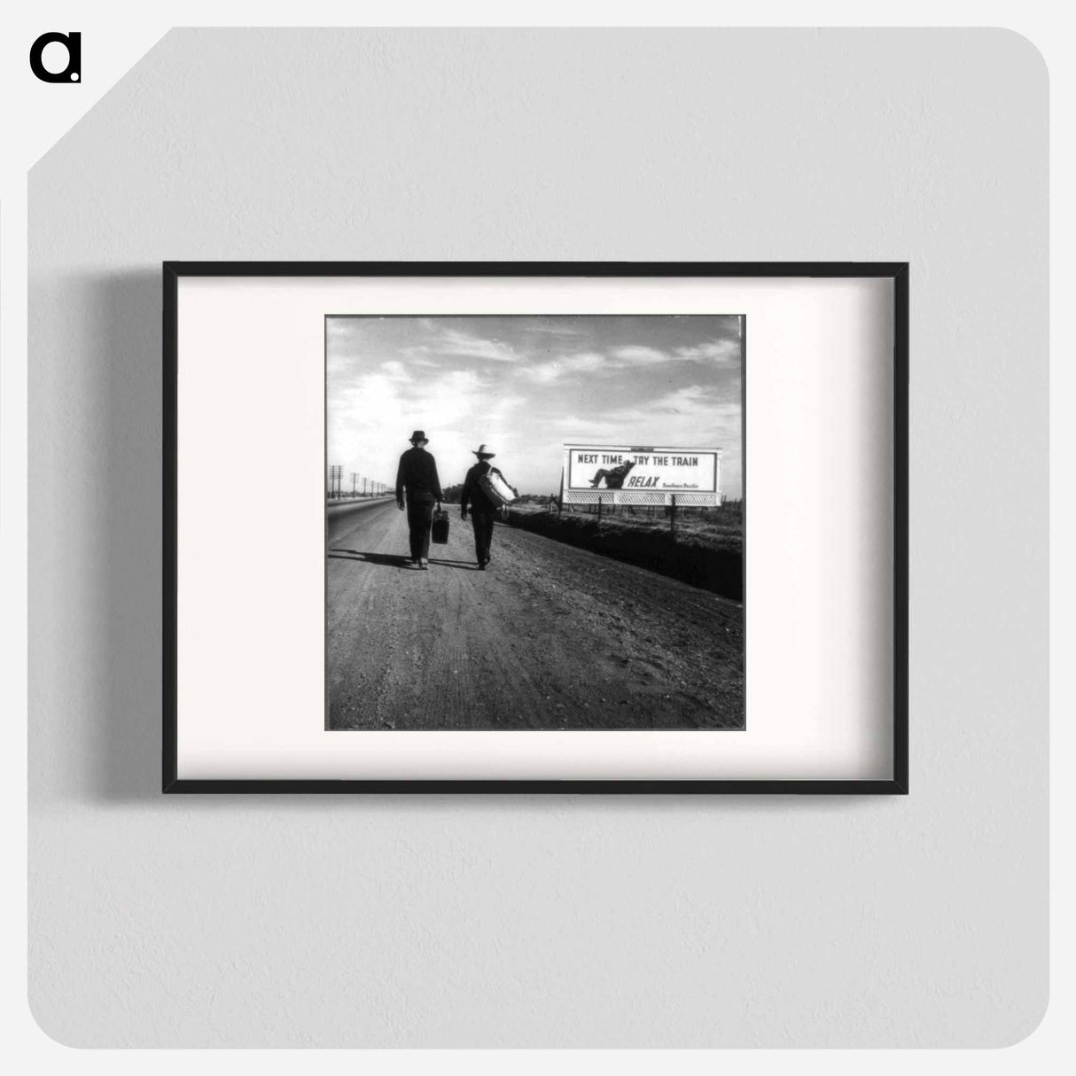Toward Los Angeles, California - Dorothea Lange Poster.