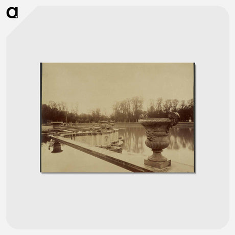 アートポストカード-Versailles: Bassin de Neptune
 - ウジェーヌ アジェ Postcard.