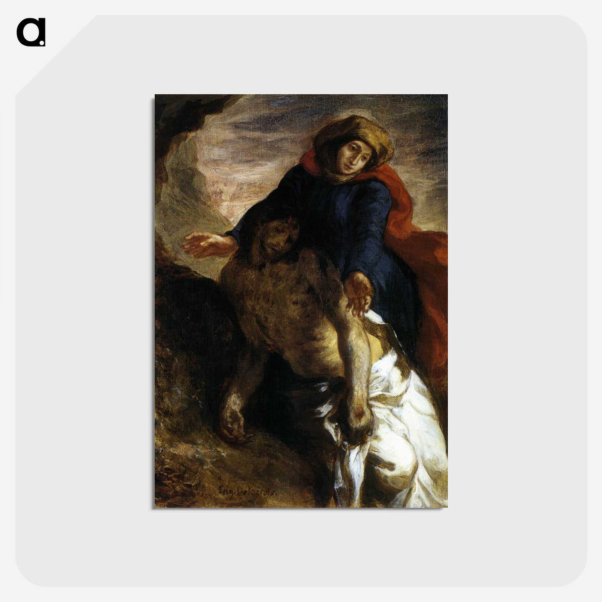 3-47_Eugene-Delacroix_postcard