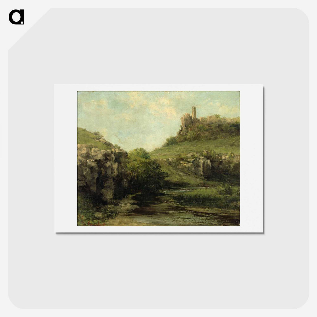 3-47_Gustave-Courbet_hagaki