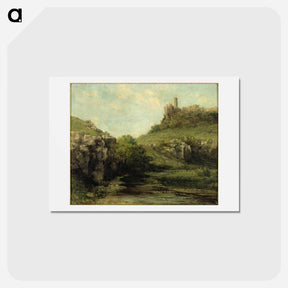 アートポストカード-The Source at Ornans - ギュスターヴ クールベ Postcard.