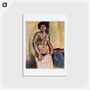アートポストカード-Nude, Study - アンリ マティス Postcard.