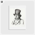 アートポストカード-Self-portrait of Jean Bernard - ジャン ベルナール Postcard.