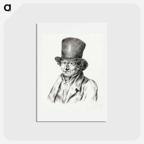 アートポストカード-Self-portrait of Jean Bernard - ジャン ベルナール Postcard.
