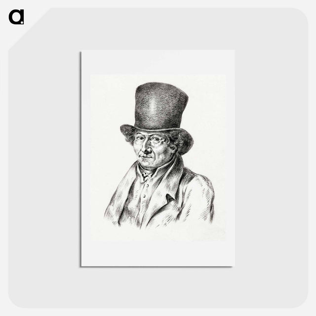 アートポストカード-Self-portrait of Jean Bernard - ジャン ベルナール Postcard.