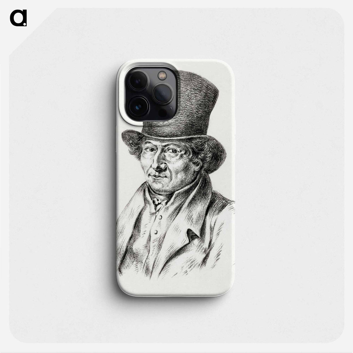 Self-portrait of Jean Bernard - ジャン ベルナール Phone Case.