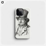Self-portrait of Jean Bernard - ジャン ベルナール Phone Case.